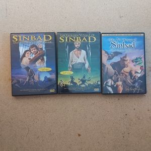 Sinbad eye of the tiger/ golden voyage/ 7th voyage 3 dvds